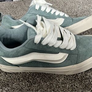 Vans Men's Teal Suede Sneakers